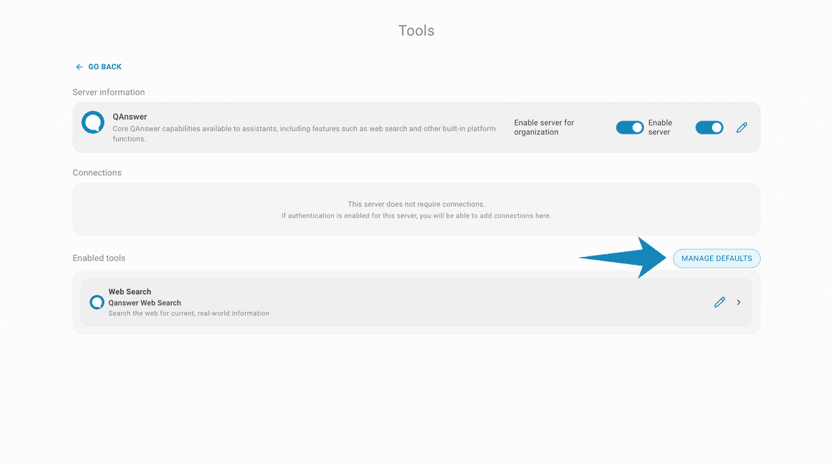 Manage default confirmation behaviour
