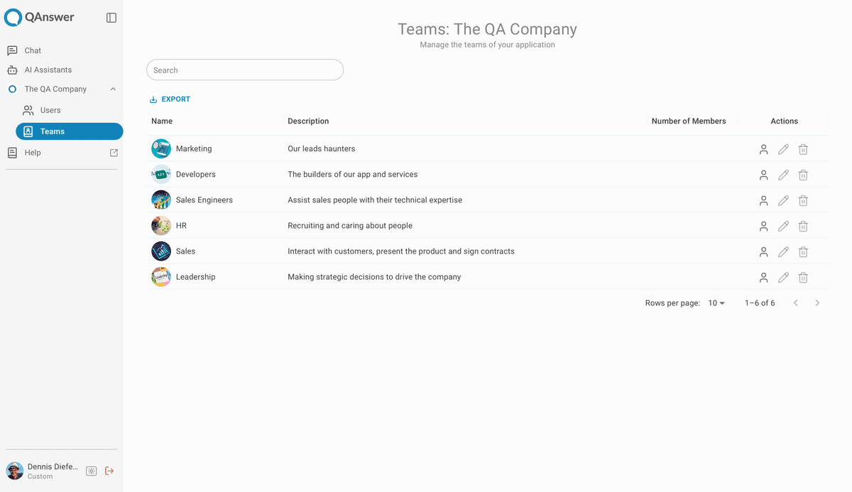 manage teams