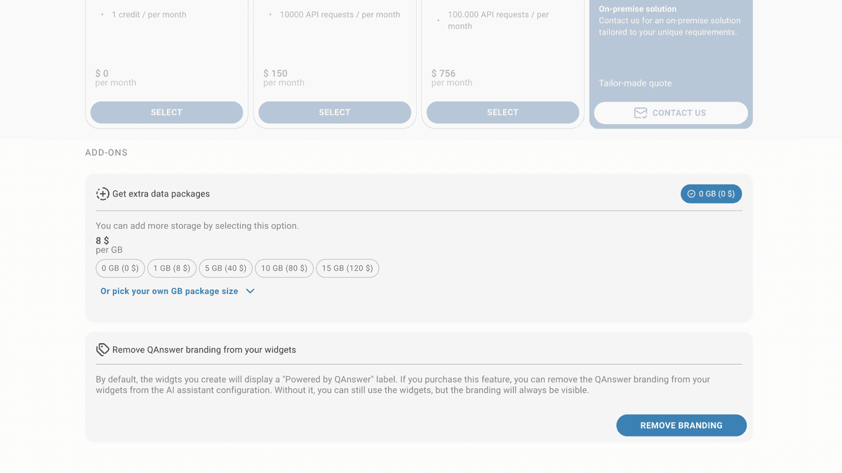 extra data packages page