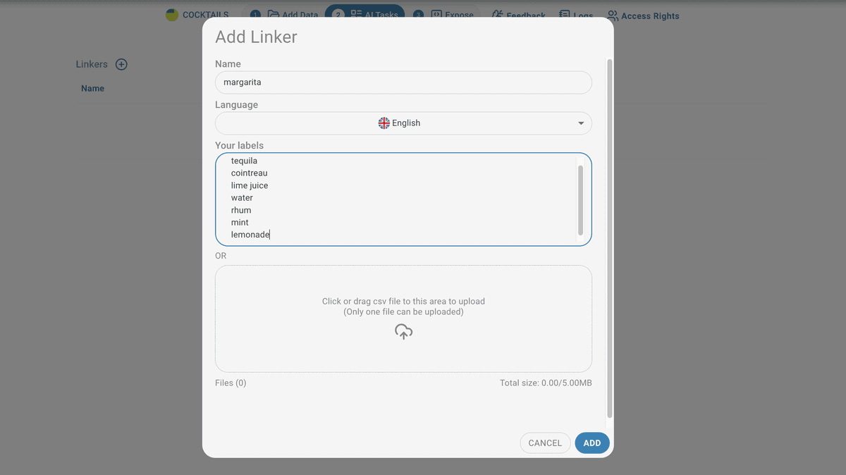 linker add