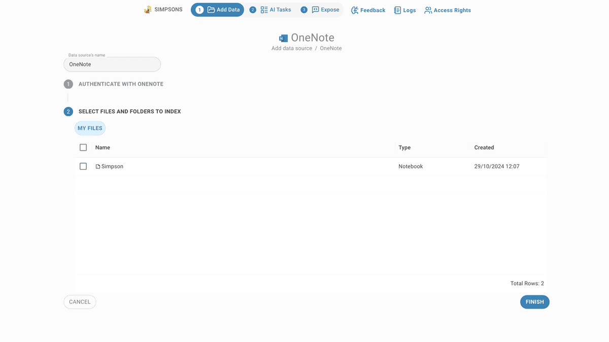 onedrive linked