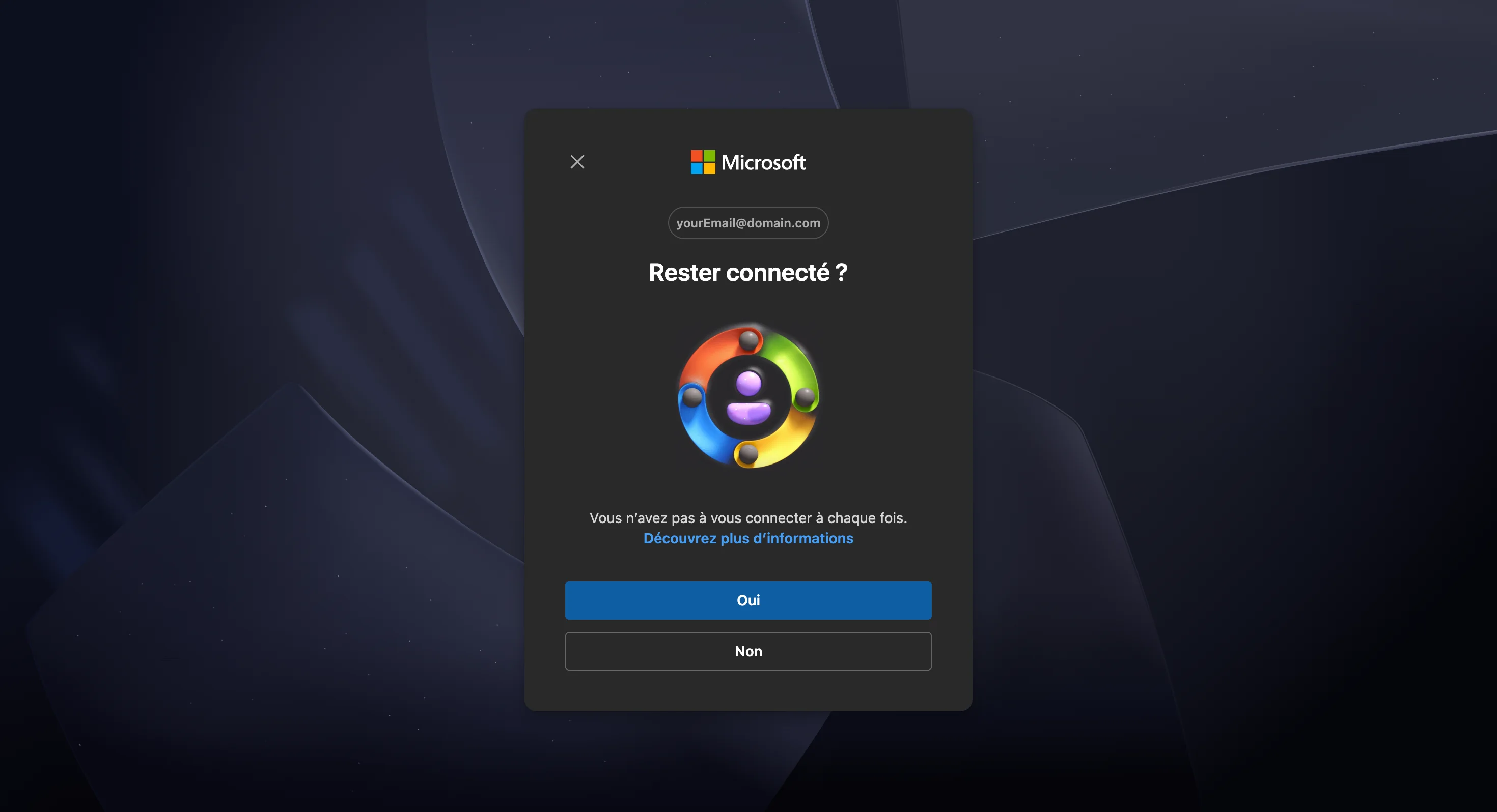 Microsoft stay signed in prompt