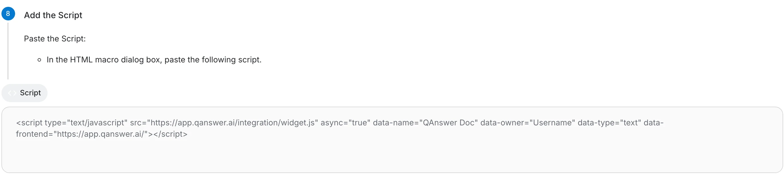 Confluence Script